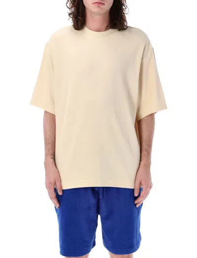 Shop Burberry Towelling T-shirt In Calico