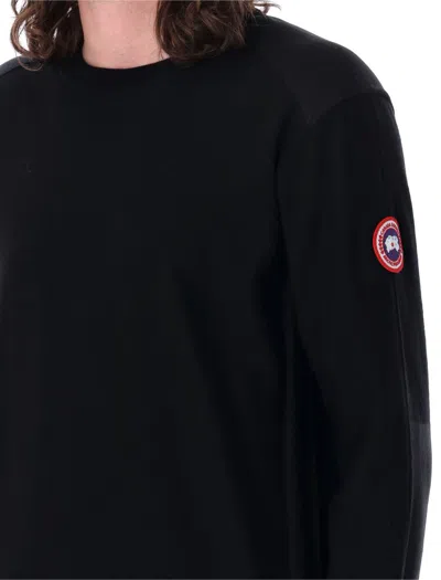 Shop Canada Goose Dartmouth Crewneck Sweater In Black