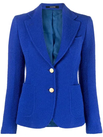 Shop Tagliatore Debra Single Breasted Blazer Clothing In Blue