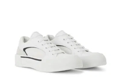 Alexander Mcqueen Skate Deck Plimsoll Low-top Sneakers In White