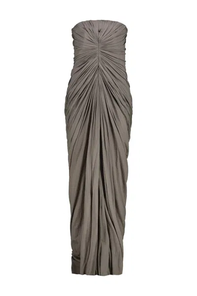 Shop Rick Owens Radiance Bustier Gown Clothing In Nude & Neutrals