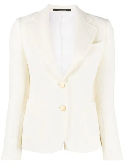 Shop Tagliatore Debra Single Breasted Blazer Clothing In White