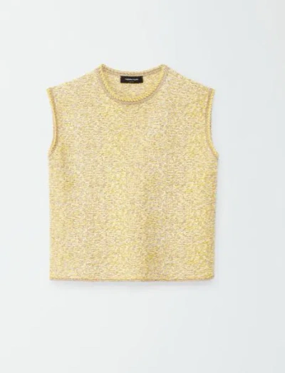 Shop Fabiana Filippi Sweaters In Bianco/sole/oro