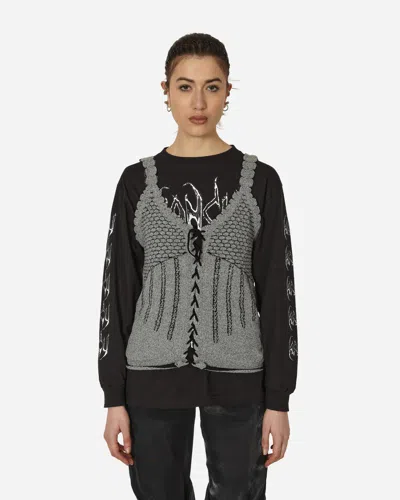 Kiko Kostadinov Gray Urd Tank Top In Black