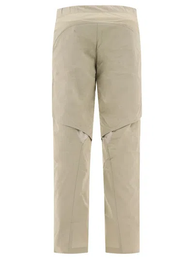 Post Archive Faction (paf) Taupe 6.0 Center Technical Trousers In Grey