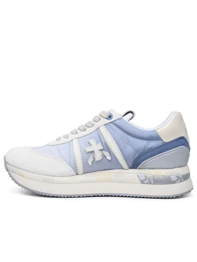Shop Premiata 'conny 6672' Sneakers In Blue