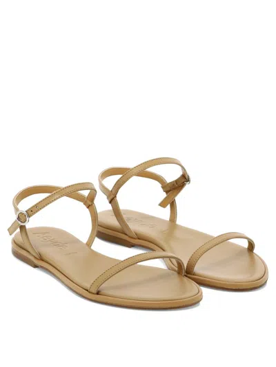 Shop Aeyde "nettie" Sandals In Beige