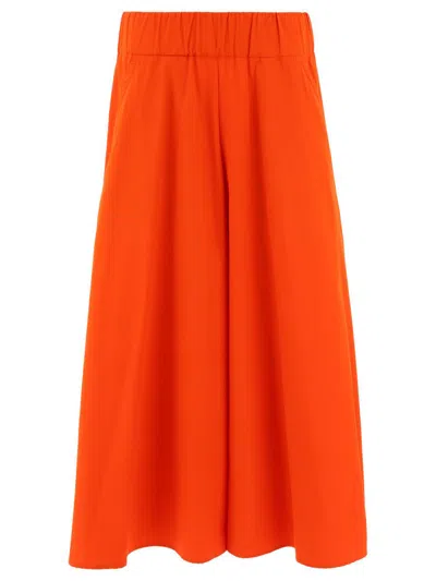 Shop Aspesi Wide Trousers In Orange
