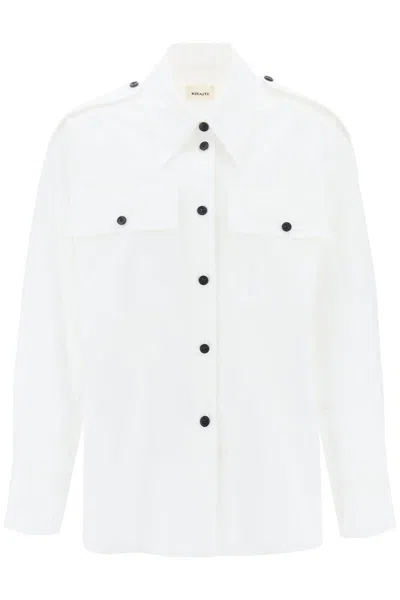 Shop Khaite Missa Oversized Shirt In White