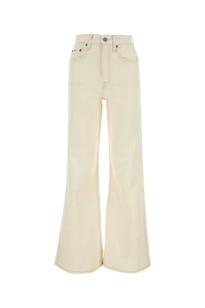 Shop Polo Ralph Lauren Jeans In White