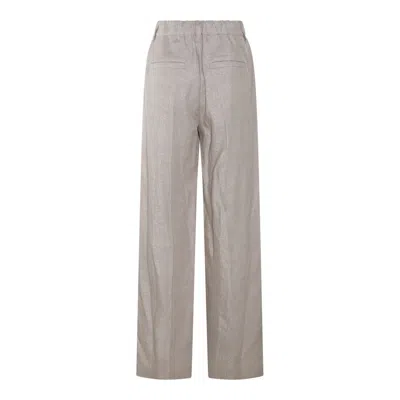 Shop Brunello Cucinelli Trousers Light Grey