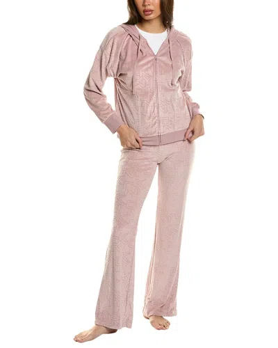 Shop Donna Karan Dkny 2pc Top & Pant Set In Pink