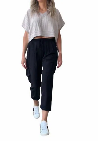 Glam Milo Jogger Pant In Black In Black