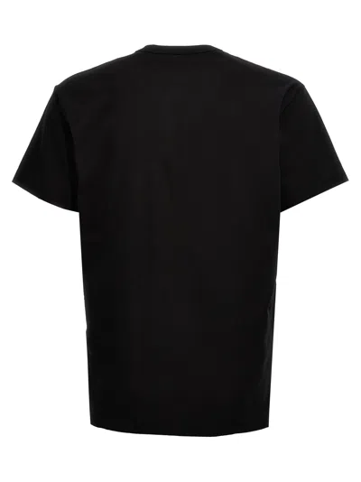 Shop Comme Des Garçons Play Multi Heart T-shirt Black