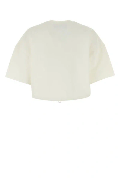 Shop Gucci Woman White Cotton Oversize T-shirt