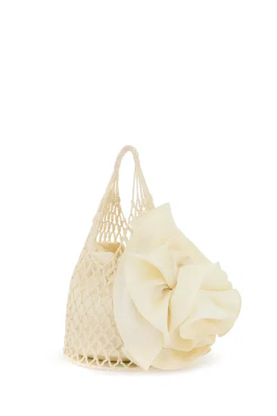 Shop Magda Butrym Mini Devana Handbag Women In Cream