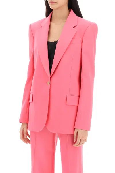 Shop Stella Mccartney Blazer In Responsible Wool Women In Pink