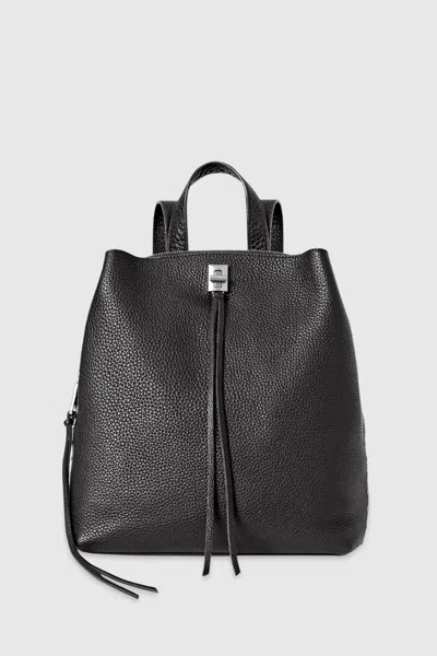 Shop Rebecca Minkoff Darren Medium Backpack Bag In Black