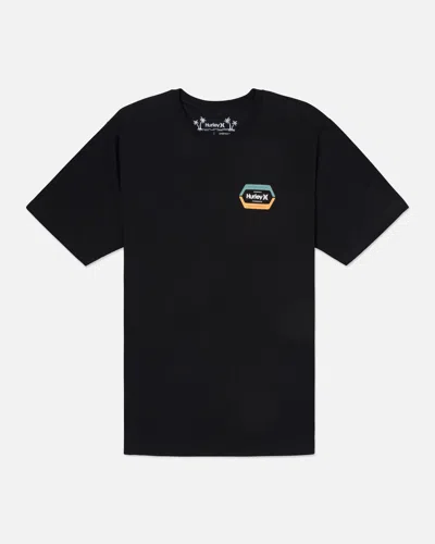 Shop United Legwear Men's Everyday Split Short Sleeve T-shirt In Black Heather