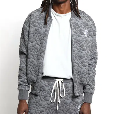 Twenty Montreal Atmosphere 3d Blister Jacket In Charcoal In Pink