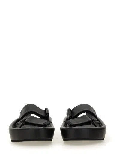 Shop Mm6 Maison Margiela Slip-on Sandal In Black