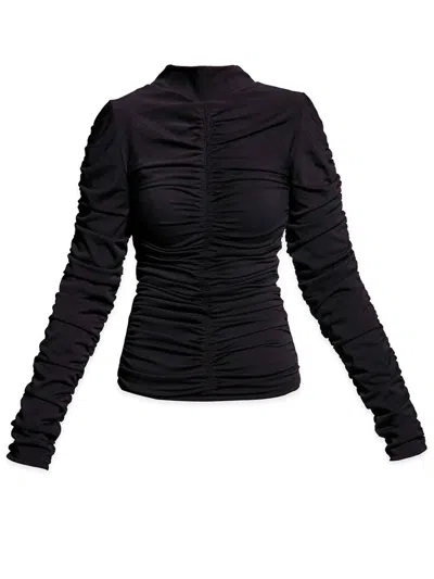 As By Df Harley Turtleneck In Black In Black