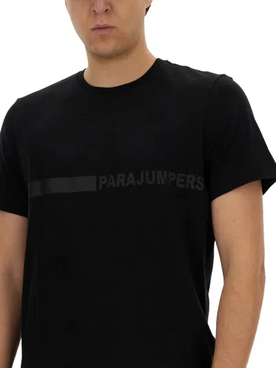 Shop Parajumpers "space" T-shirt In Black
