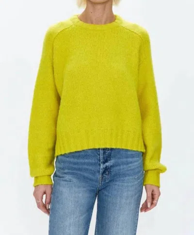 Shop Pistola Adina Sweater In Zest In Yellow