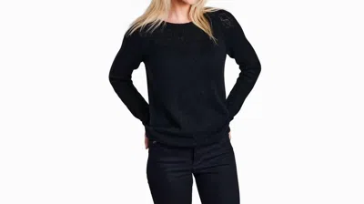 Shop Kuhl Sonata Pointelle Sweater In Black