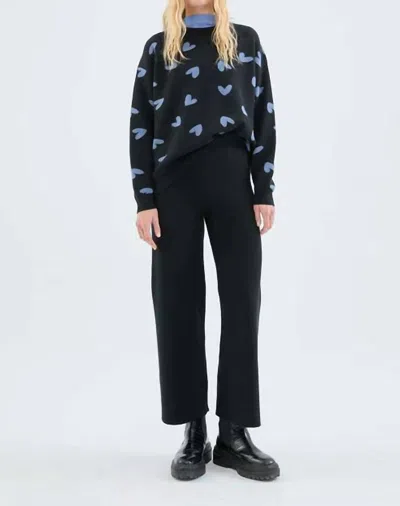 Compañía Fantástica Straight Leg Pants In Black In Black