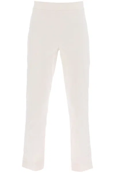 Shop Brunello Cucinelli Capri Pants With Belt Loop And In Mixed Colours