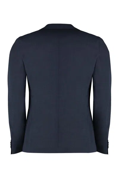 Shop Hugo Boss Boss Mixed Wool Two-pieces Suit In Blue