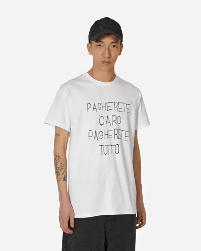 Shop Slam Jam Deemo  Pagherete Caro Pagherete Tutto  T-shirt In White