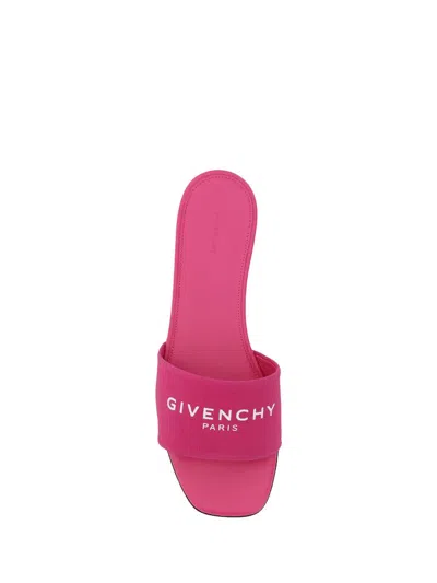 Shop Givenchy Sandals In Neon Pink