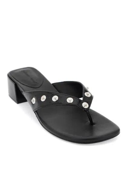 Shop Paloma Wool Studded Flip Flop Sandals In Black