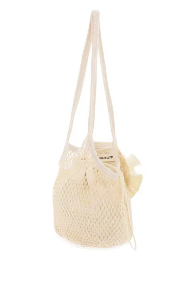 Shop Magda Butrym "medium Sized Devana Shoulder Bag In 中性