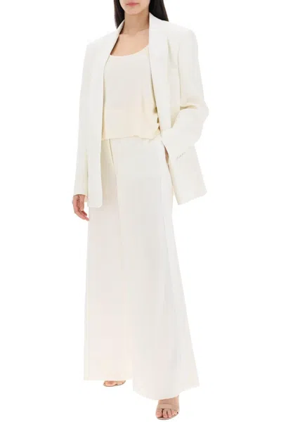 Stella Mccartney Stella Mc Cartney Tailored Wool Trousers In White,neutro
