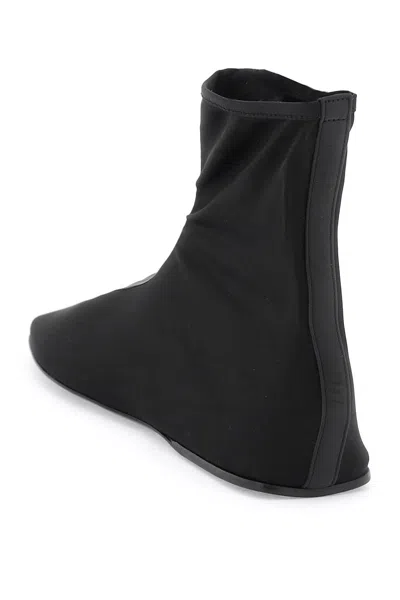 Shop Christopher Esber Benson Technical Jersey Ankle Boots In Black