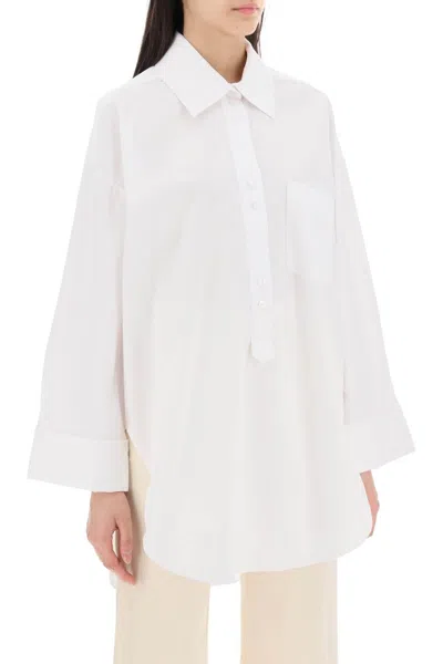 Shop By Malene Birger Maye Tunic Style Shirt In White