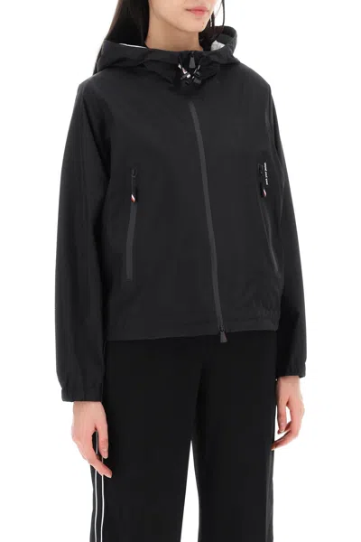 Shop Moncler Grenoble Fanes Lightweight Foldable Jacket In 黑色的