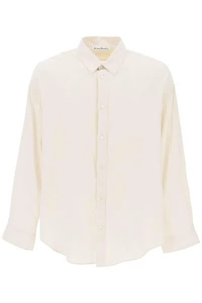 Shop Acne Studios Oversized Cotton Shirt For In 中性