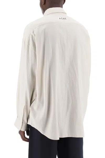 Shop Acne Studios Oversized Cotton Shirt For In 中性