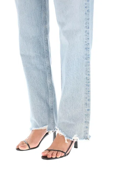 Shop Agolde Lana Vintage Denim Jeans In 蓝色的