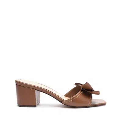 Shop Schutz Brienne Nappa Leather Sandal In Brown