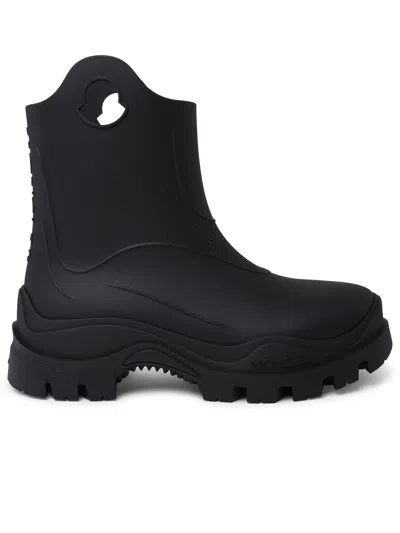 Shop Moncler Misty Black Pvc Rain Boots