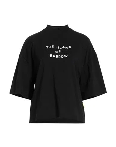 Shop Barrow Woman T-shirt Black Size M Cotton