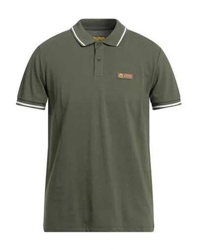 Shop Ciesse Piumini Man Polo Shirt Military Green Size S Cotton