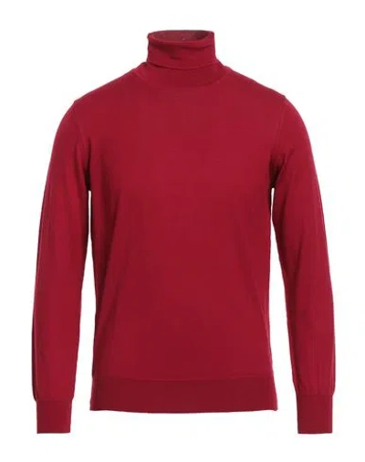 Shop Della Ciana Man Turtleneck Red Size 46 Merino Wool