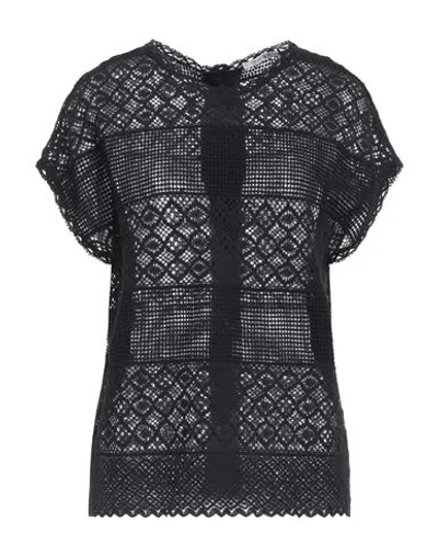 Shop Kangra Woman Sweater Black Size M Cotton
