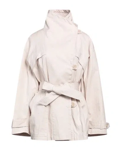 Shop Marant Etoile Marant Étoile Woman Jacket Beige Size 10 Cotton, Linen